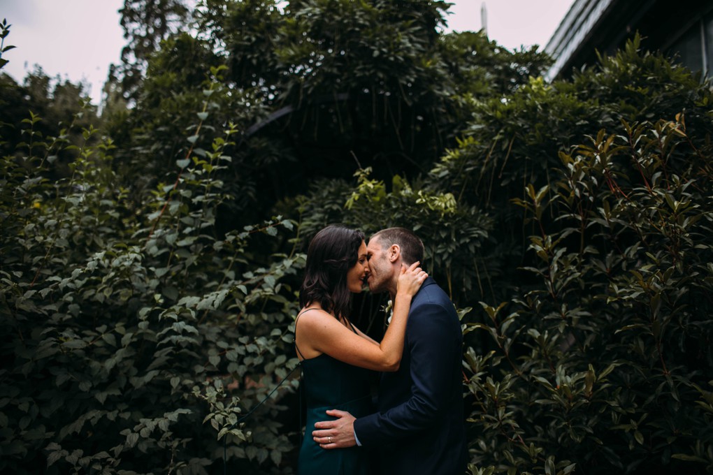 Adam and Amanda's wedding in Christchurch's Botanic Gardens