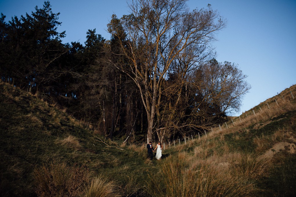 Brittany and Lance's Wedding, Port Hills, Christchurch
